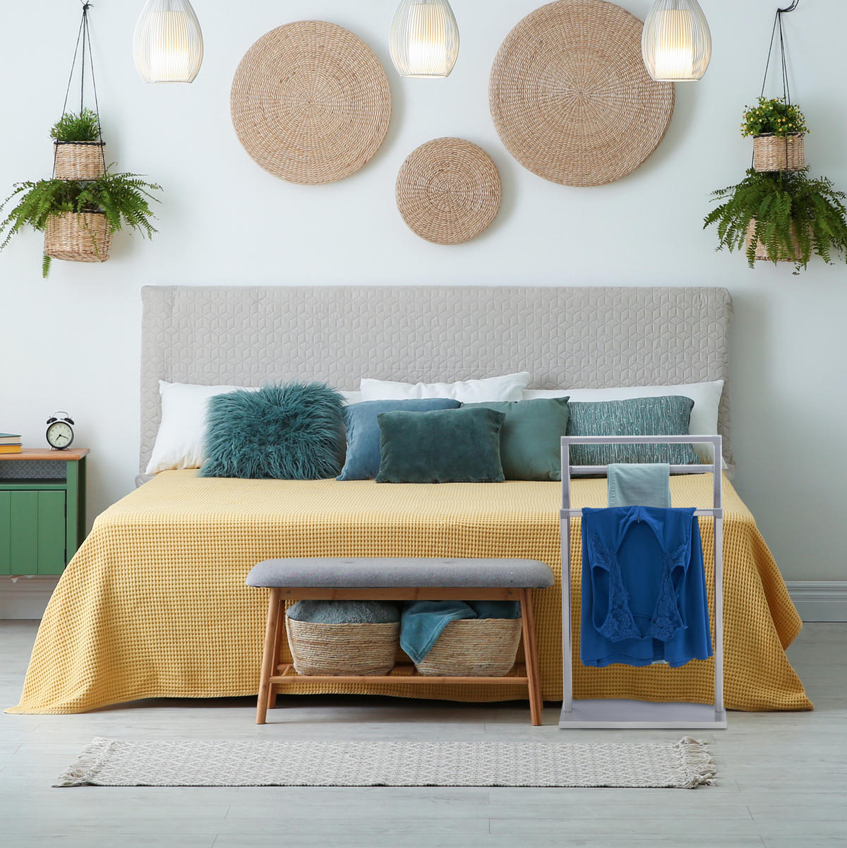 HANDTUCHHALTER - Multicolor, Metall (50/86.5/20cm) - Relaxdays