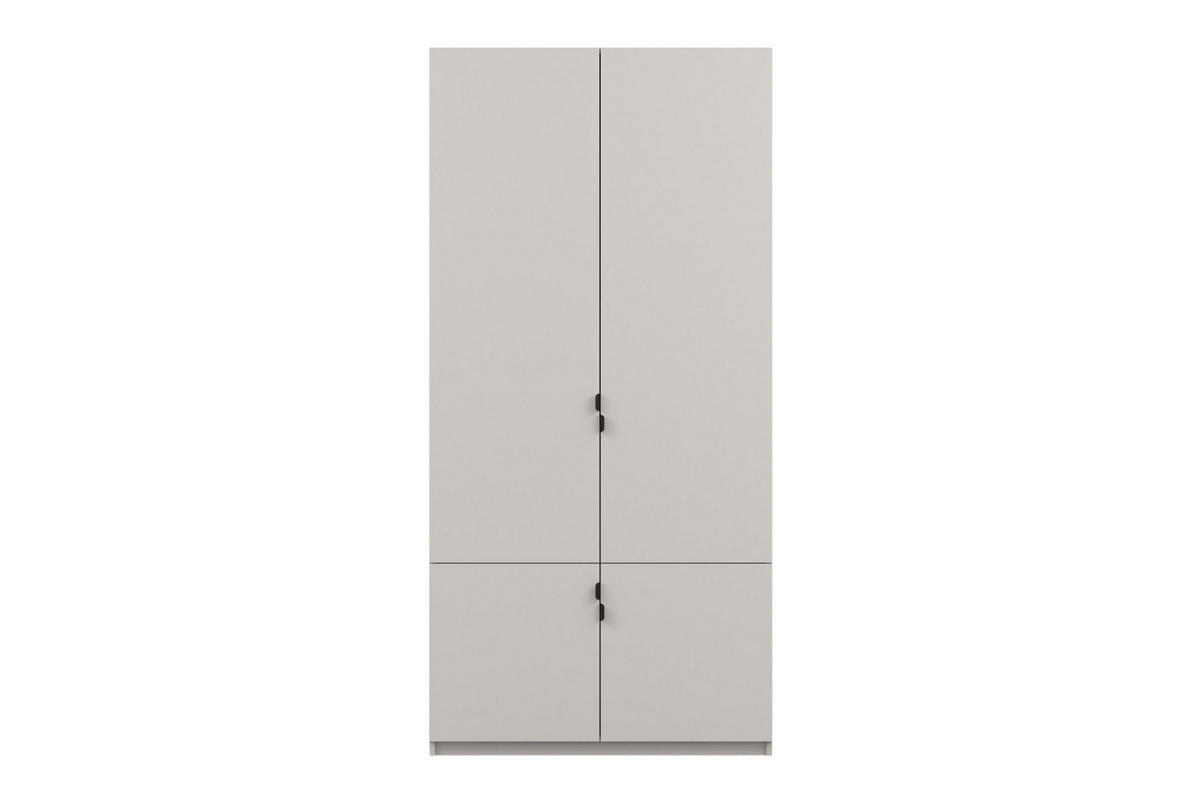 KINDERKLEIDERSCHRANK MANO 100/200/50 cm in Kaschmir - Kaschmir, Holzwerkstoff (100/200/50cm) - Deine Möbel 24