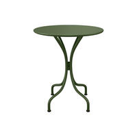 GARTENTISCH - 2 Personen - Metall - Khaki - - Dunkelgrün, Metall (60/60/70cm) - Vente-Unique