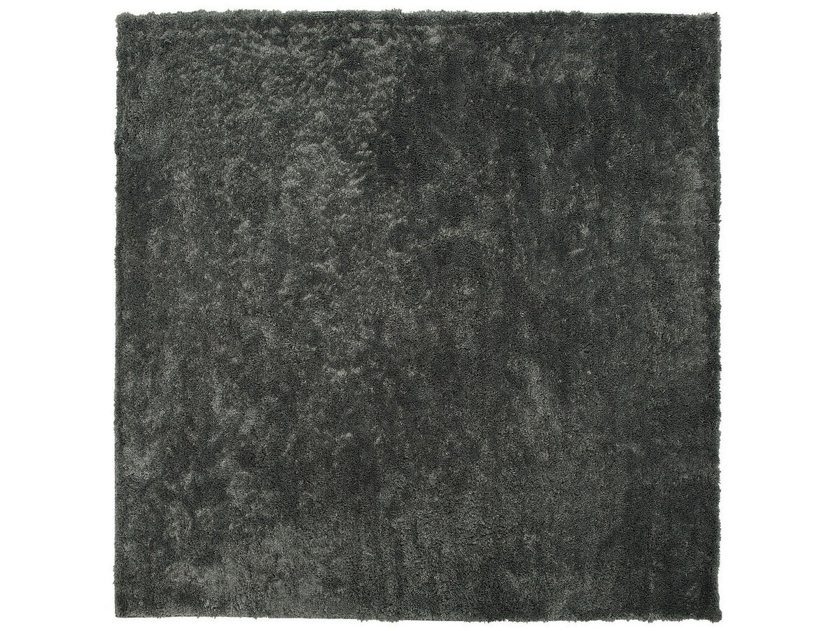 SHAGGY-TEPPICH Evren 200/200 cm - Grau, Kunststoff (200/200cm) - Beliani