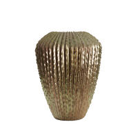 VASE Kakteen Bronze Ø66/88 cm - Goldfarben, Kunststoff (66/88cm) - Light & Living