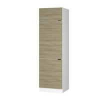 SKŘÍŇKA NA LEDNICI Fame-Line Dubový panel - bílá/barva dubu, kompozitní dřevo (60/206.8/58.1cm) - Vicco