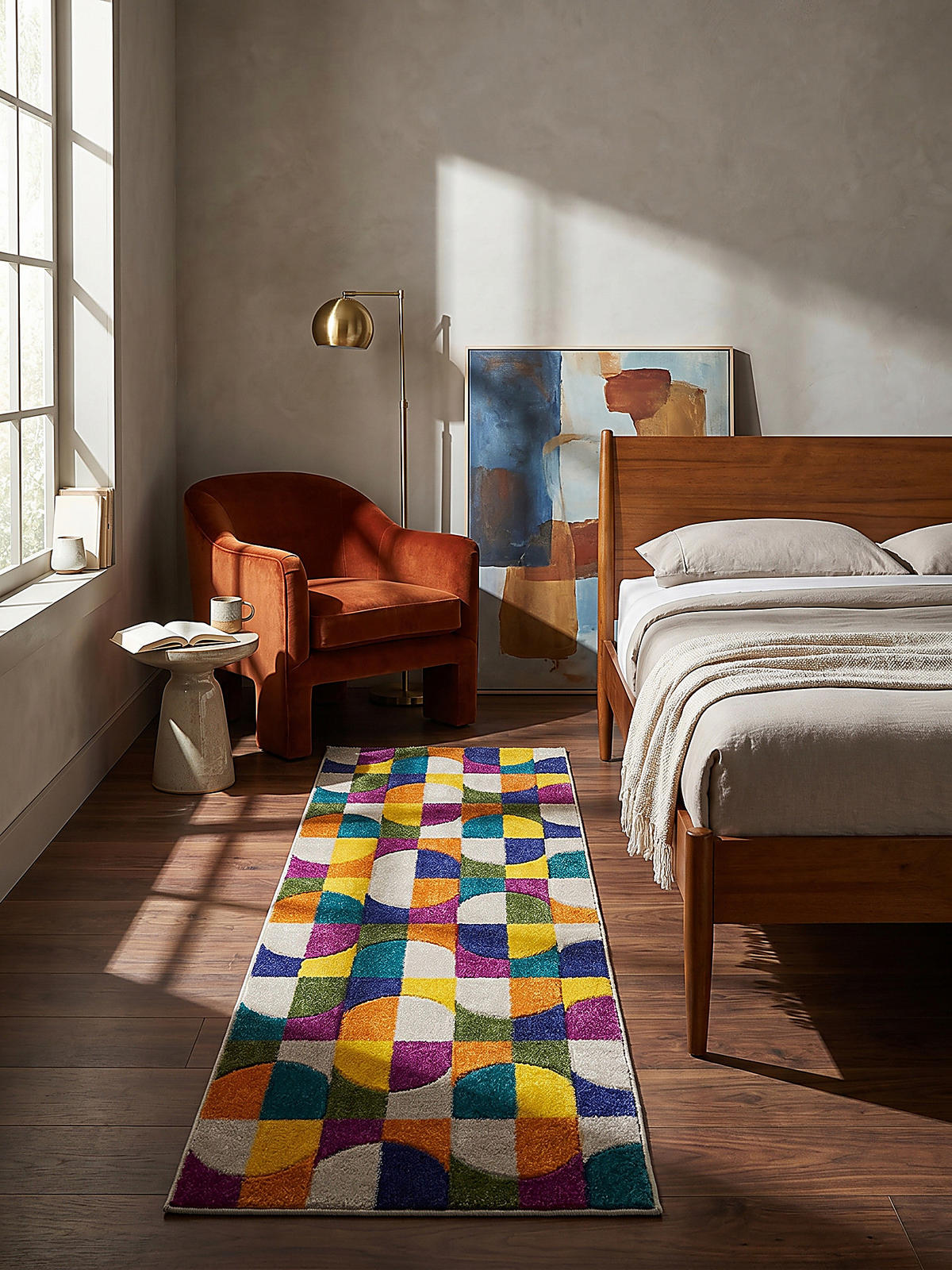 TEPPICH QUAGGY, geometrisch, Bunt, 66 x 300 cm - Multicolor, Textil (300/66cm) - KADIMA DESIGN