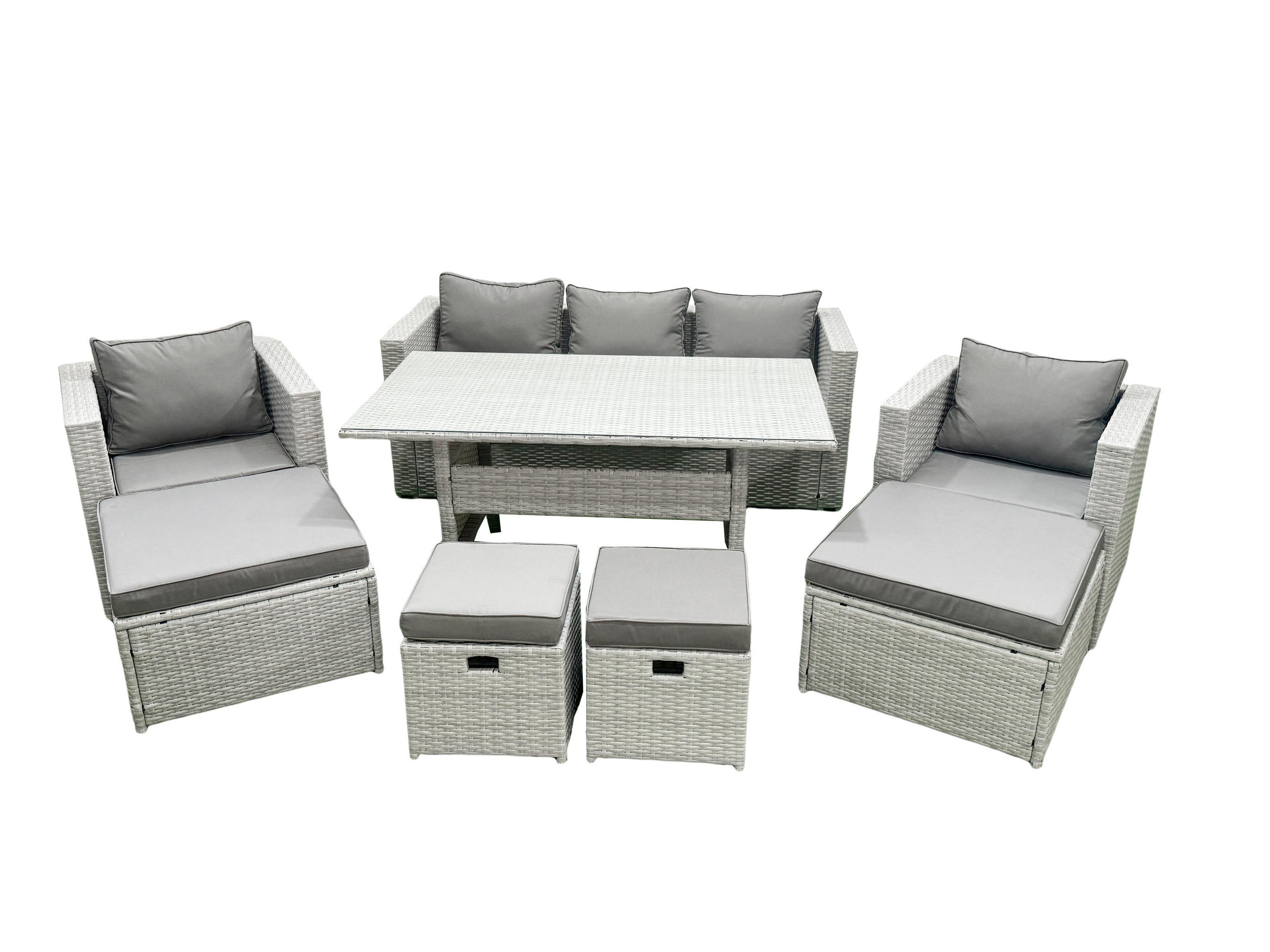 Fimous Gartenset Hellgrau