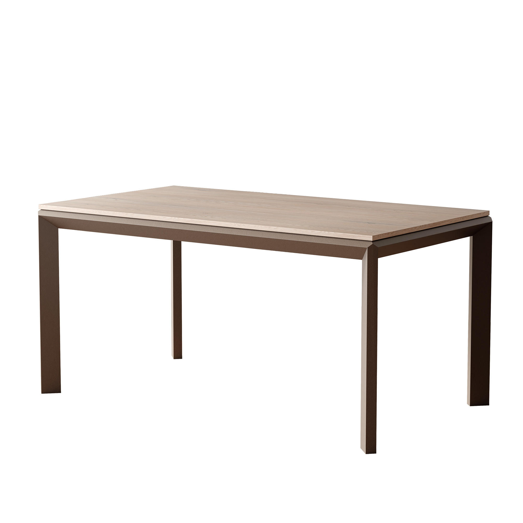 AUSZIEHTISCH FARO 160-250/90/76 cm, Cremona / Braun - Creme/Braun, Holzwerkstoff/Metall (90/160/76cm) - Idohome