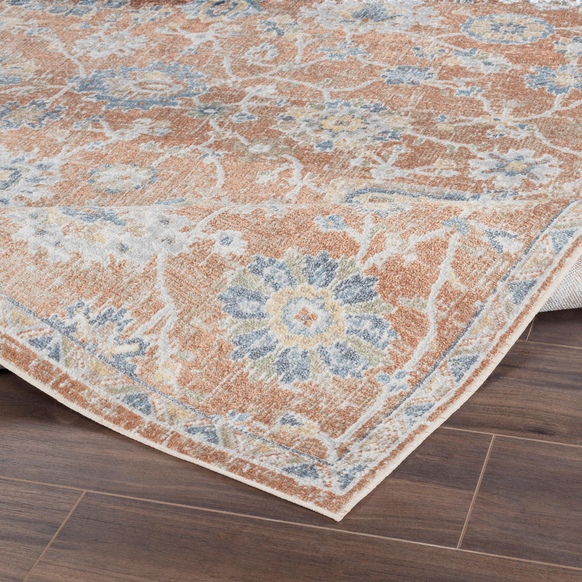 TEPPICH Maschinenwaschbar 120x170 cm Red - Rot, Naturmaterialien/Textil (120/170cm) - LIVABLISS