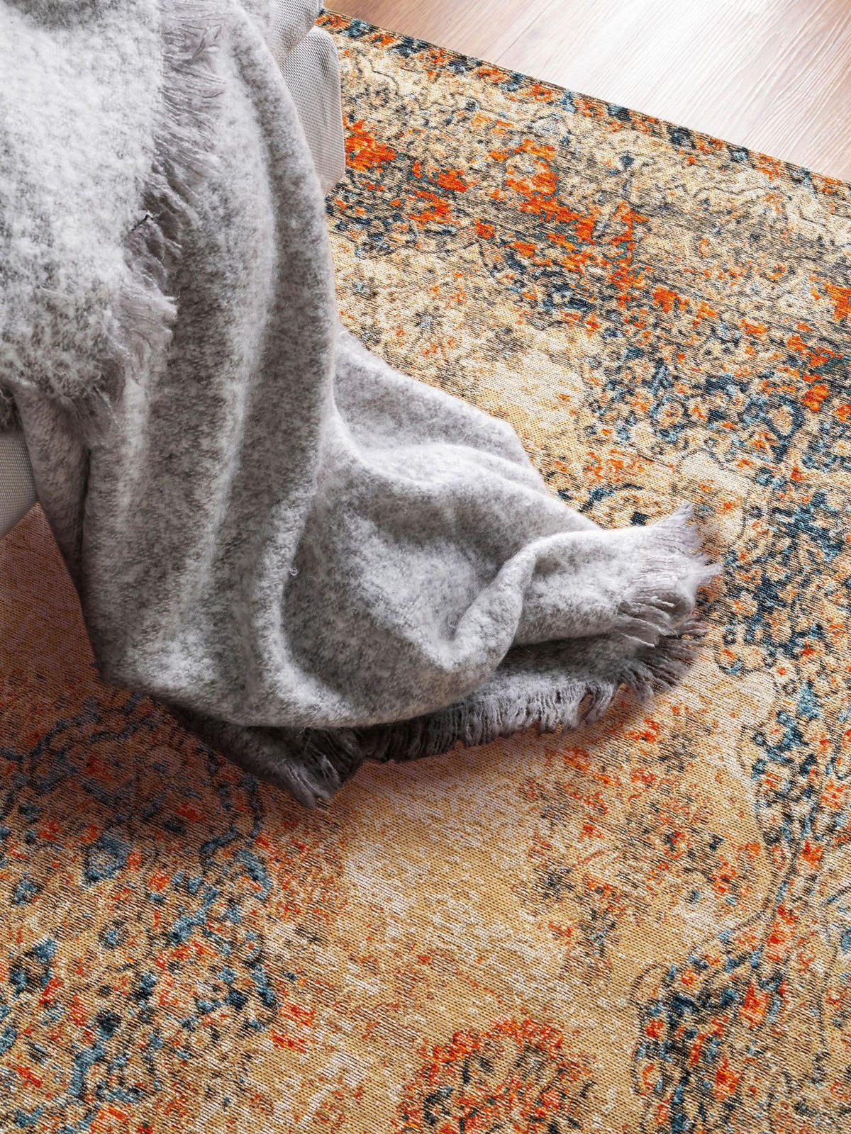 FLACHGEWEBETEPPICH Stay Multicolor 115x180 cm - Multicolor, Textil (115/1cm) - KUNSTLOFT