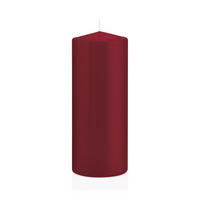 STUMPENKERZEN Bordeaux Ø 78 x 200 mm, 8 Stück - Bordeaux, Paraffin (8/20cm) - Wiedemann Kerzen