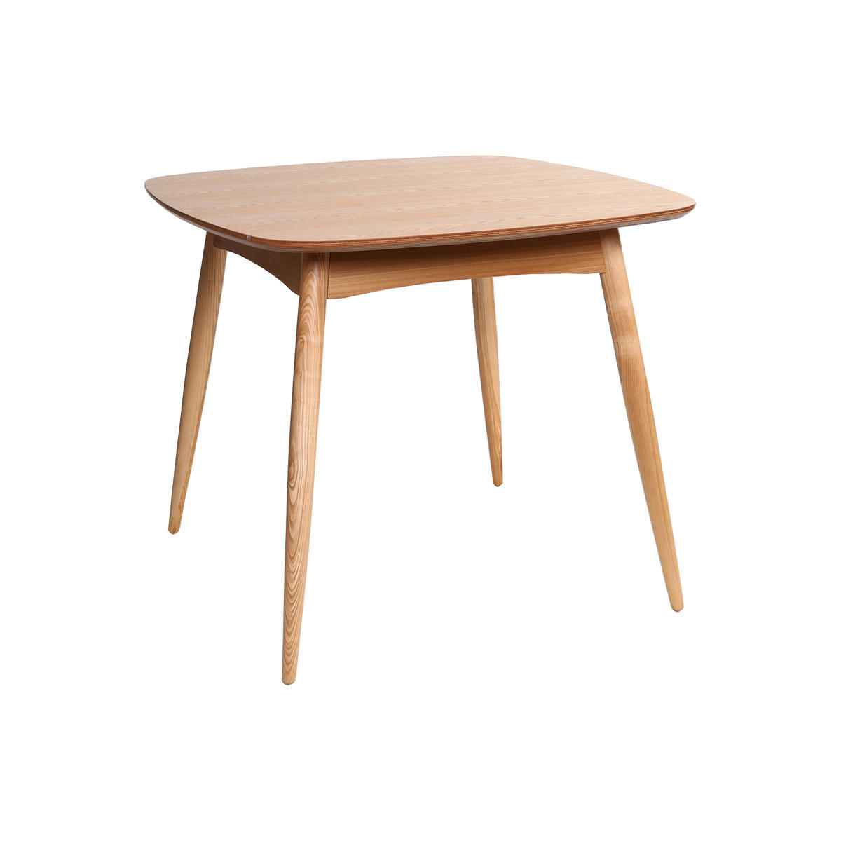 ESSTISCH Esche Naturell L90 BALTIK - Naturfarben, Holz (90/90/76.5cm) - Miliboo