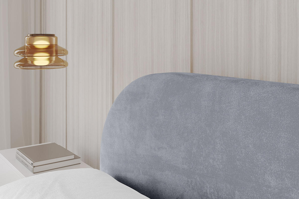 POLSTERBETT mit Bettkasten und Lattenrost, Bett mit Matratze H3/H4 - TIVON-V1 180x200 Grau - Grau, Holzwerkstoff/Textil (180/200cm) - ALTDECOR