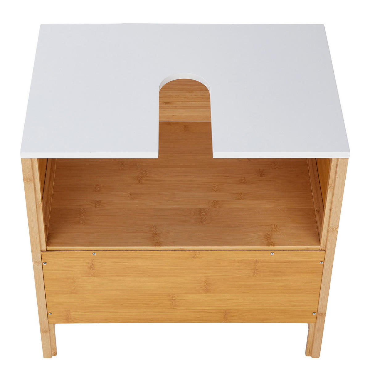 WASCHBECKENUNTERSCHRANK White Sands - Braun/Weiß, Holz (60/62/39cm) - Butlers