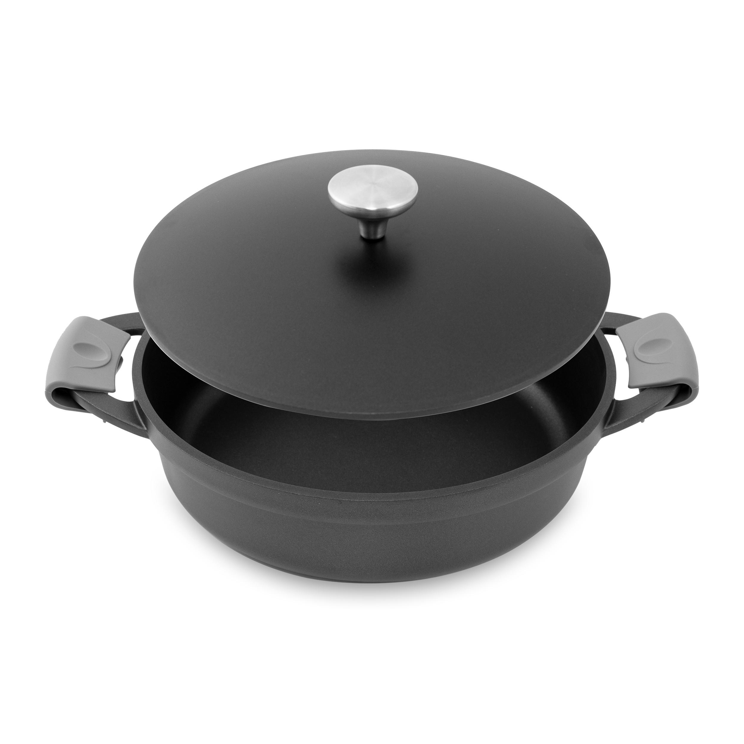 SCHMORPFANNE Atavola, Aluguss, Induktion, Antihaftbeschichtung, Ø 28 cm - Schwarz, Metall (28cm) - KOPF