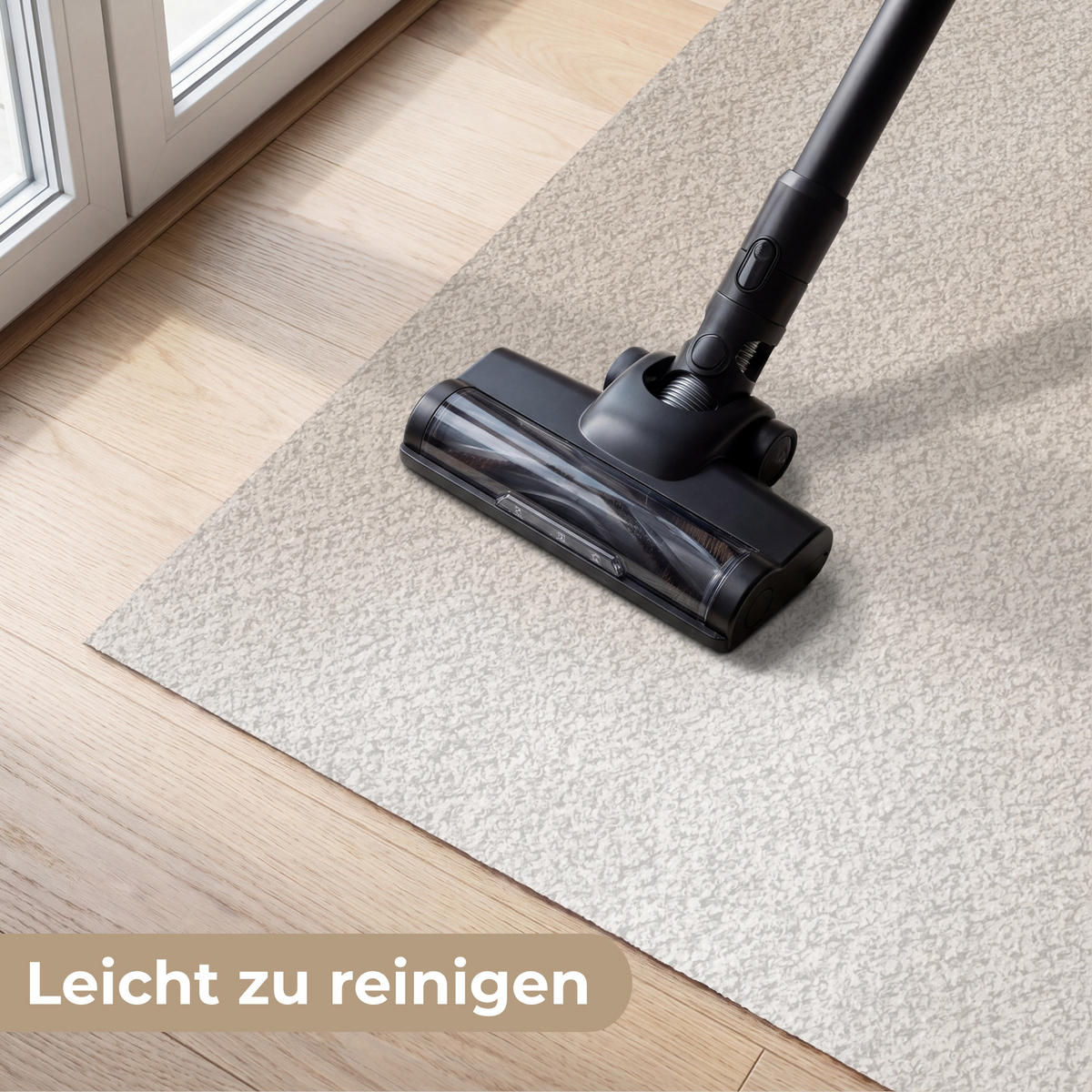 FUSSMATTE Wellenlinien - Fließend - Sandfarben Fußabtreter 180x120 cm - Beige, Kunststoff (180/120cm) - MuchoWow