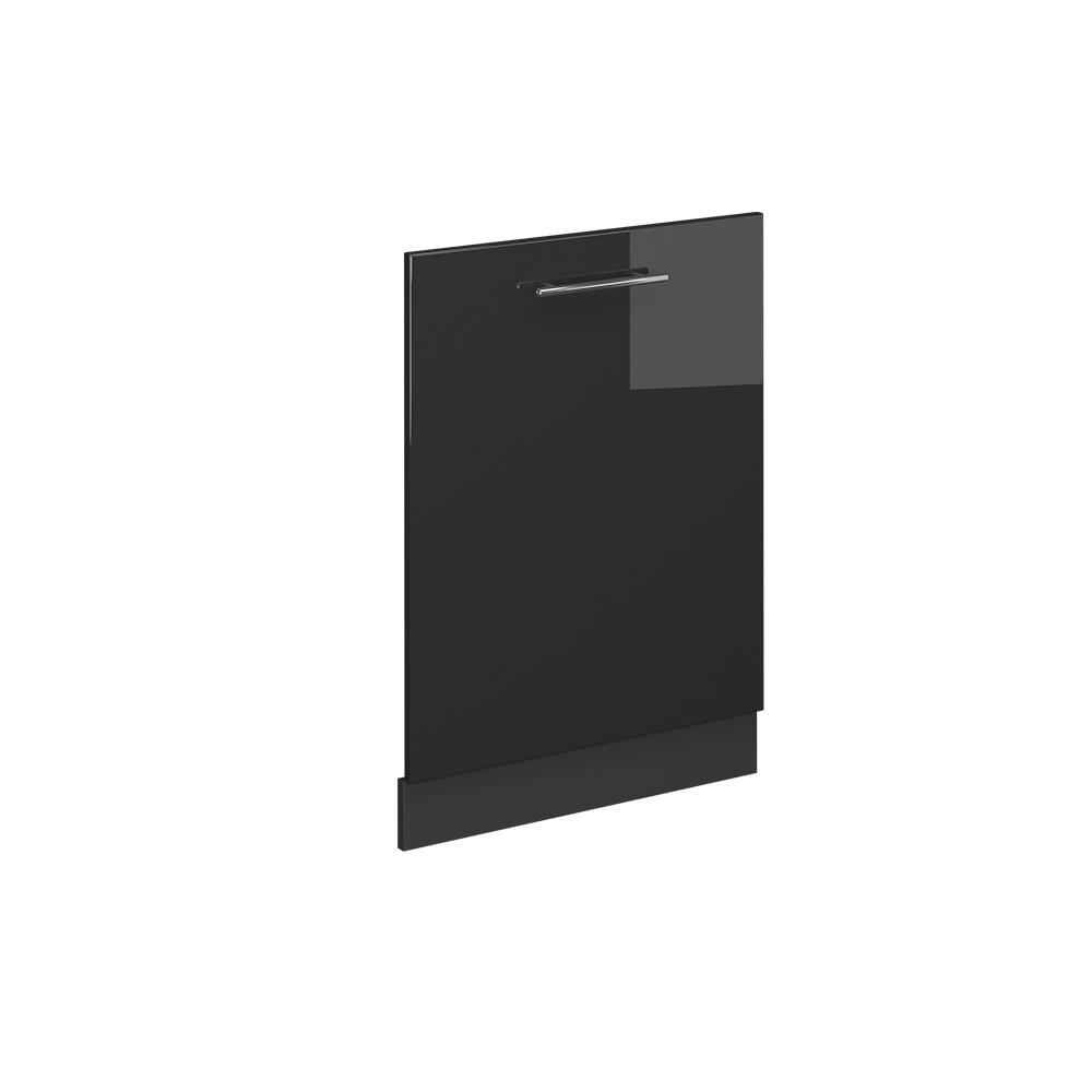 DISKMASKINENS FRONTPANEL Fame-Line Antracit högblank 60 cm utan bänkskiva Svart högglans, Antracit 81.8/60/1.6 cm