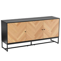 SIDEBOARD 160 cm, Holz - Braun, Holz (40/75/160cm) - Oviala