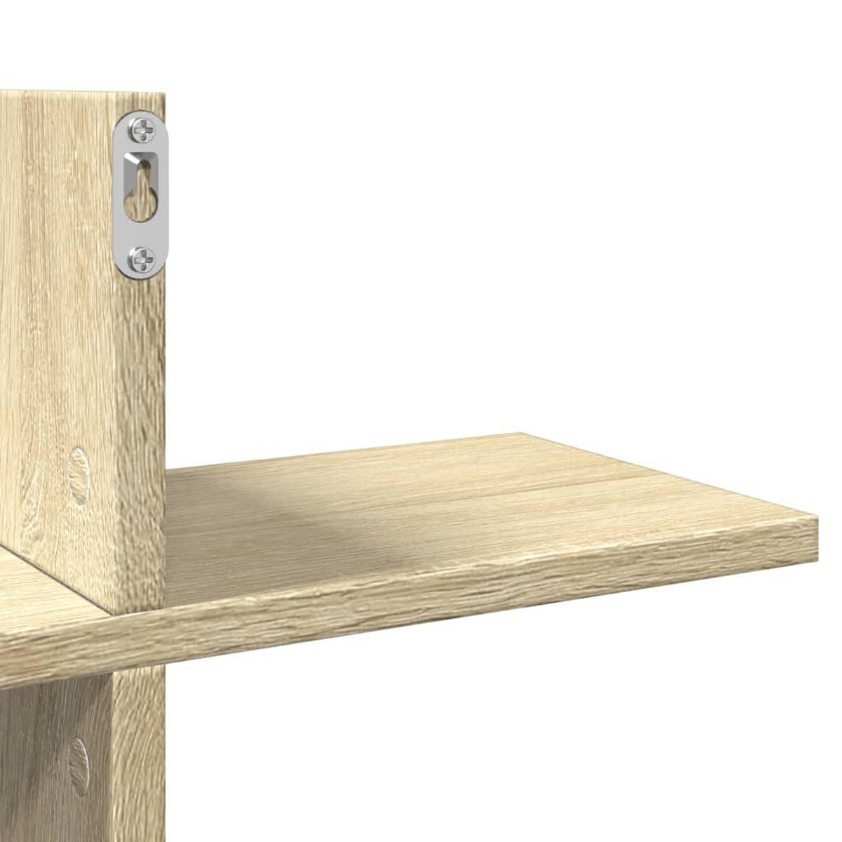 WANDREGAL Sonoma-Eiche 124.5/18/60.5 Cm Holzwerkstoff - Braun, Holzwerkstoff (18/60.5/124.5cm) - vidaXL