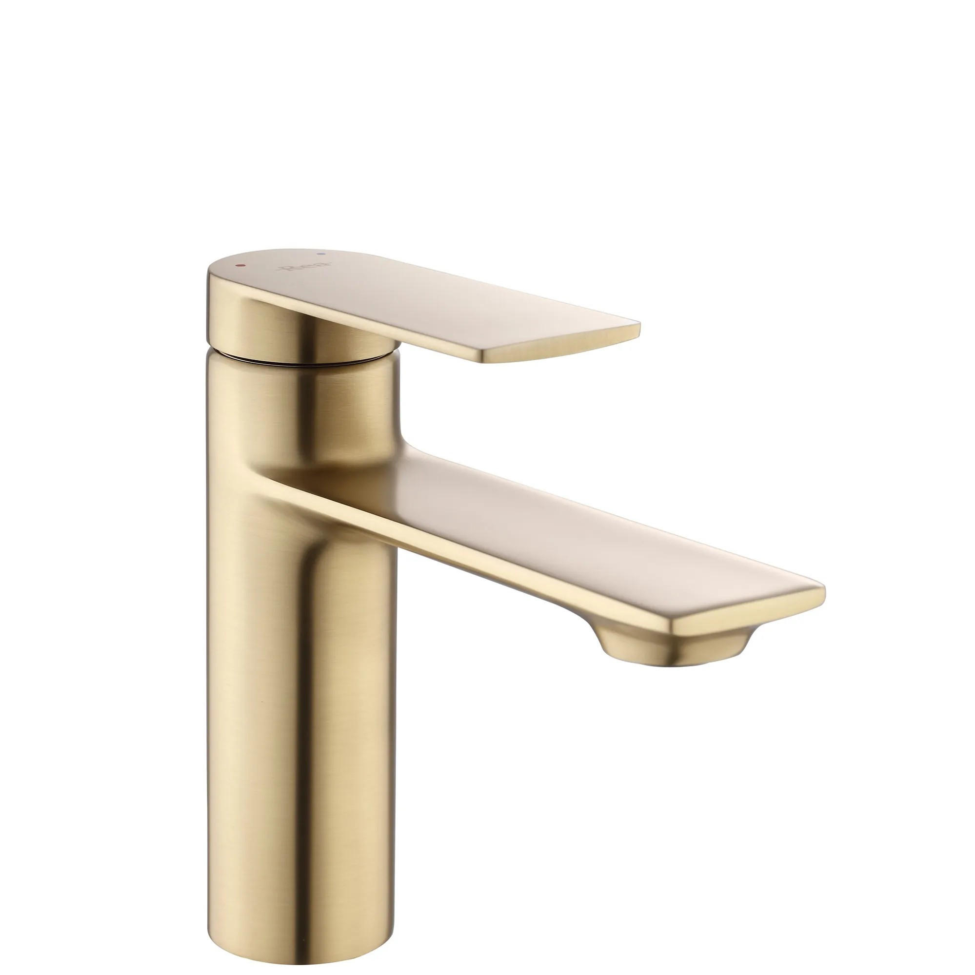 WASCHBECKENARMATUR STORM GOLD BRUSH LOW 11/4,2/15 cm - Goldfarben, Metall (4.2/15/11cm) - REA