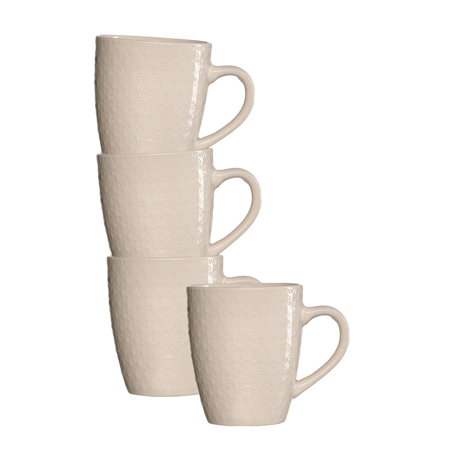 HENKELBECHER Floris Creme 350 ml 4er Set - Creme, Keramik (0.35L) - Ritzenhoff Breker