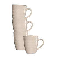 HENKELBECHER Floris Creme 350 ml 4er Set - Creme, Keramik (0.35L) - Ritzenhoff Breker