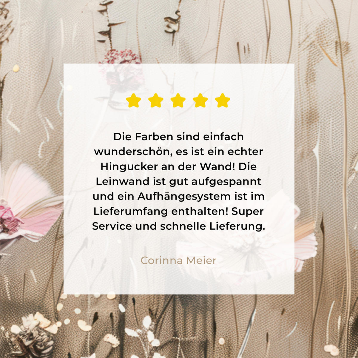 LEINWANDBILD Blumen - Rosa - Modern - Beige 90x90 cm - Beige, Textil (90/90cm) - MuchoWow