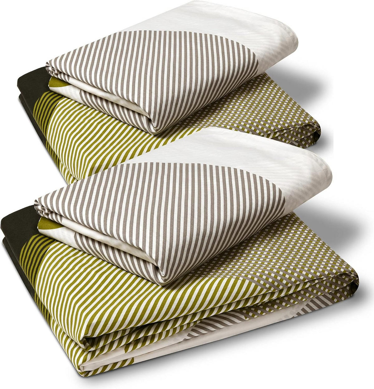 BETTWÄSCHE Nela 155/220 cm + Kissenbezug 80/80 cm Ornamente Renforcé 2er Set - Multicolor, Naturmaterialen/Textil (155/220cm) - Beautissu 