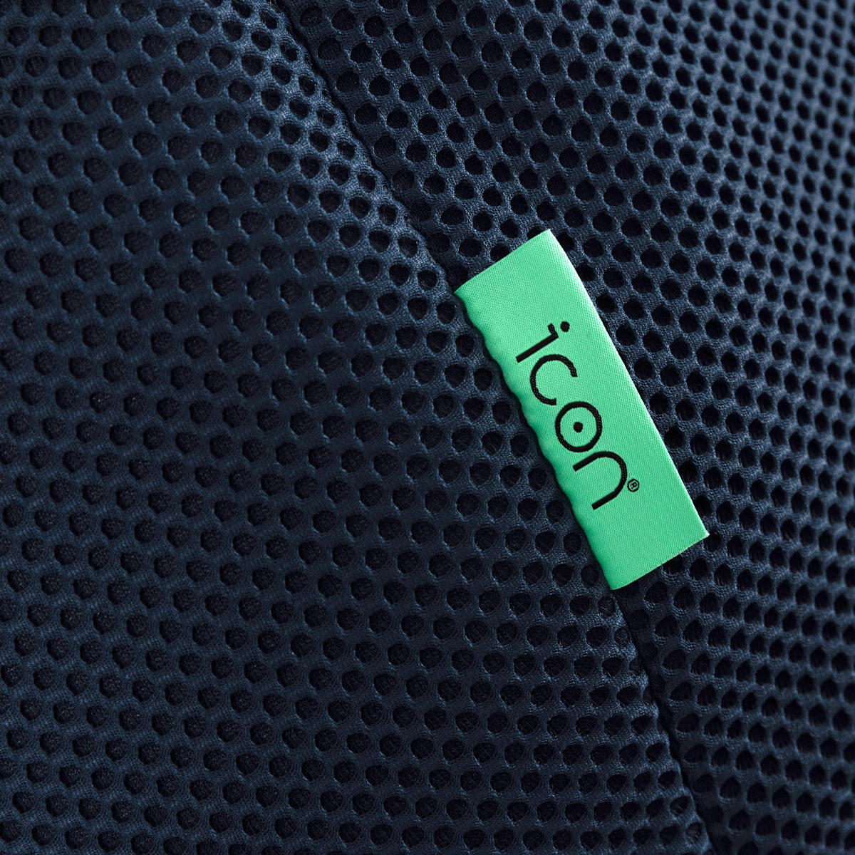POUF Techmesh Gaming - Dunkelblau, Textil (47/36/47cm) - icon