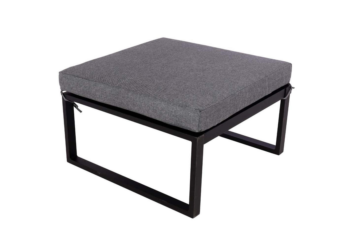 GARTENLOUNGE Dunkelgrau - Grau, Metall - PROREGAL