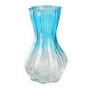 VASE Serenite Blau 8,5x11,5xh20 cm Glas - Blau, Glas (20cm) - Mondex
