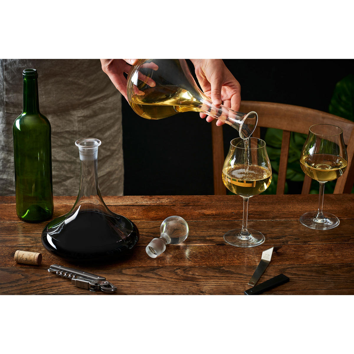 DEKANTER Capitaine Magnum 1.5l Mundgeblasenes Glas - Transparent, Glas (1.5L) - PEUGEOT