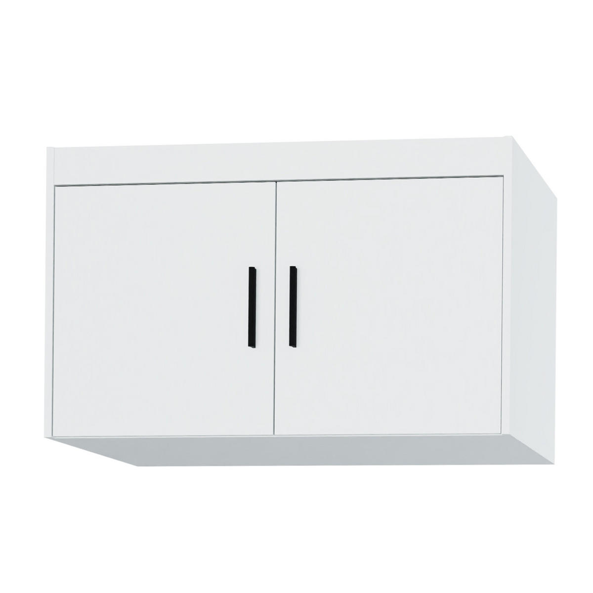 AUFSATZSCHRANK Storicos Weiß 89,7/55/53 cm - 2T Modern - Weiß, Holzwerkstoff/Kunststoff (89.7/55/53cm) - AX Living