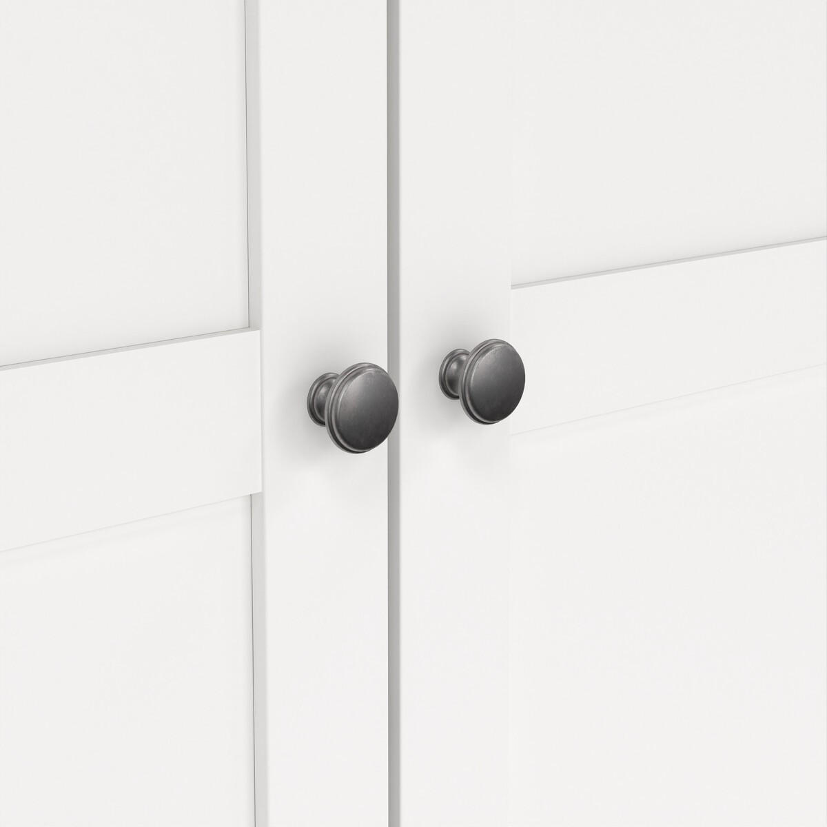 KLEIDERSCHRANK mit 2 Rahmen-Türen south 95,7/63,1/200 cm - Weiß, Holzwerkstoff (63.1/200/95.7cm) - Calicosy