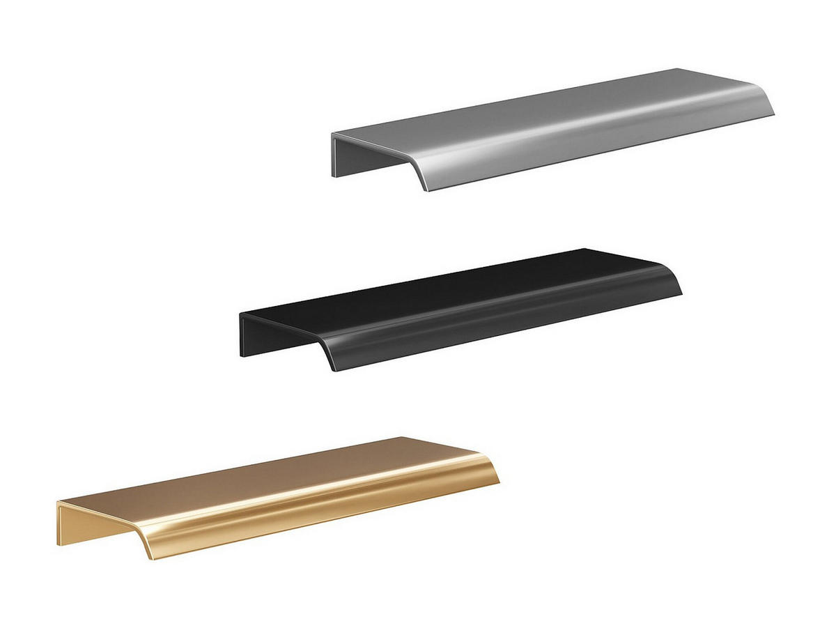 WASCHBECKENUNTERSCHRANK hängend - Streifenoptik - Schwarz - 80 cm - ZEVARA - Schwarz, Holz (80/57/46cm) - Vente-Unique