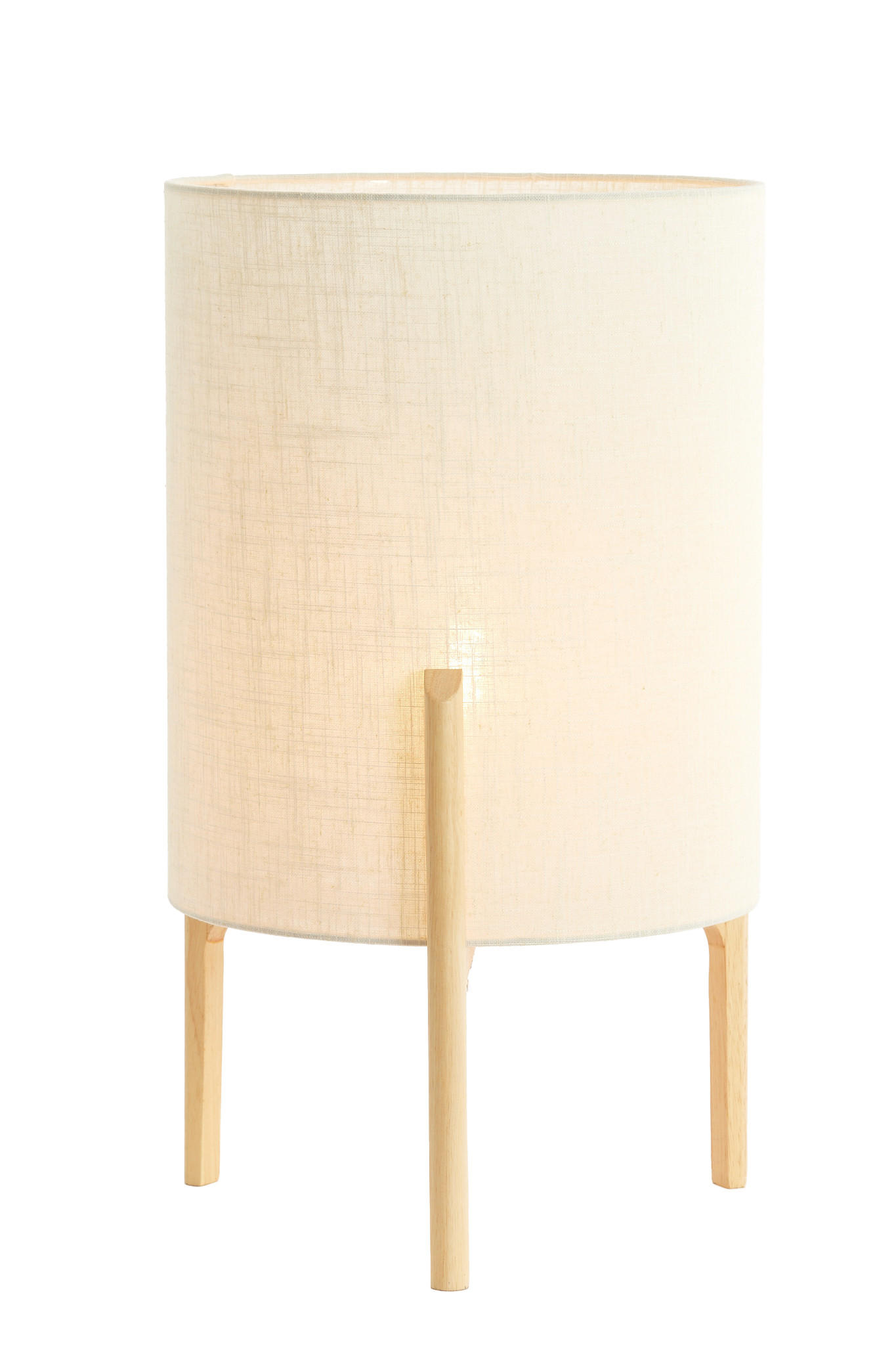 TISCHLAMPE Litto Braun Ø35/58 cm - Braun, Holz (35/35/58cm) - Light & Living