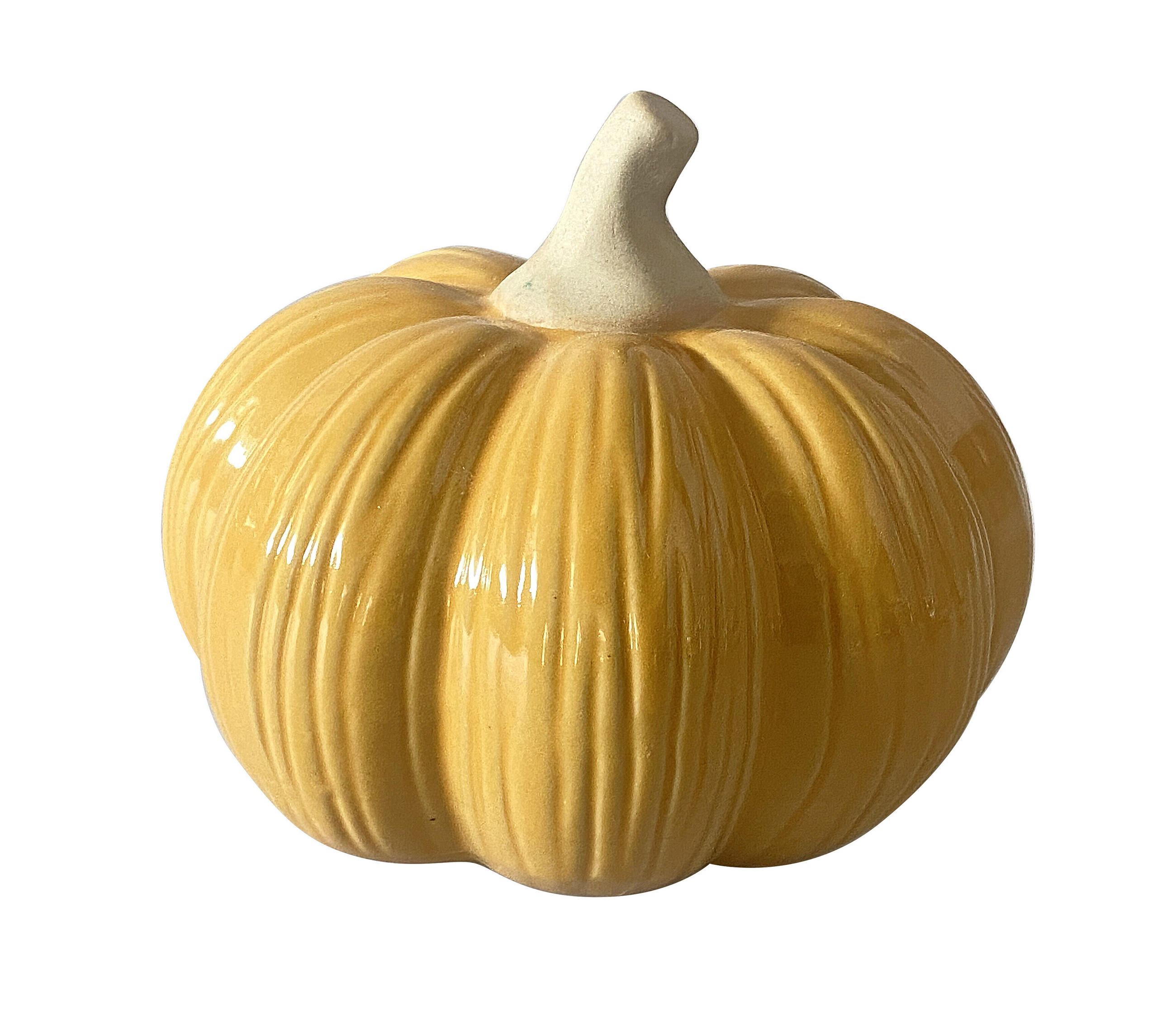 DEKOFIGUR Mave Orange 12/12/9.5 cm Keramik - Orange, Keramik (12/9.5/12cm) - Mondex