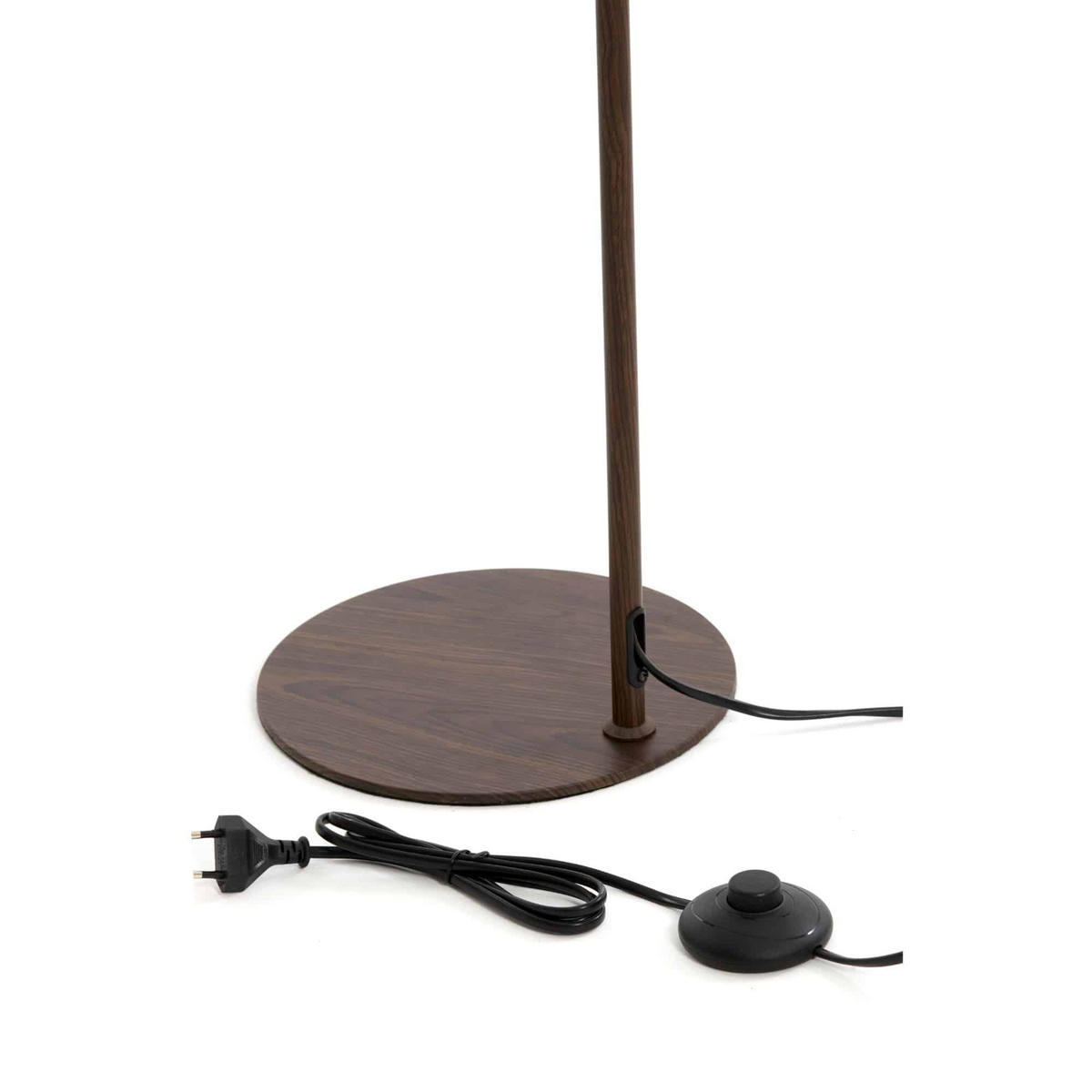 STEHLEUCHTE Salomo Braun 32.5/23/147 cm - Braun, Metall (32.5/23/147cm) - Light & Living