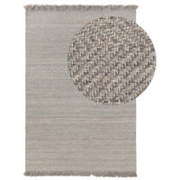WOLLTEPPICH Lars Hellgrau 200x300 cm - Hellgrau, Textil (200/300cm) - benuta Pure