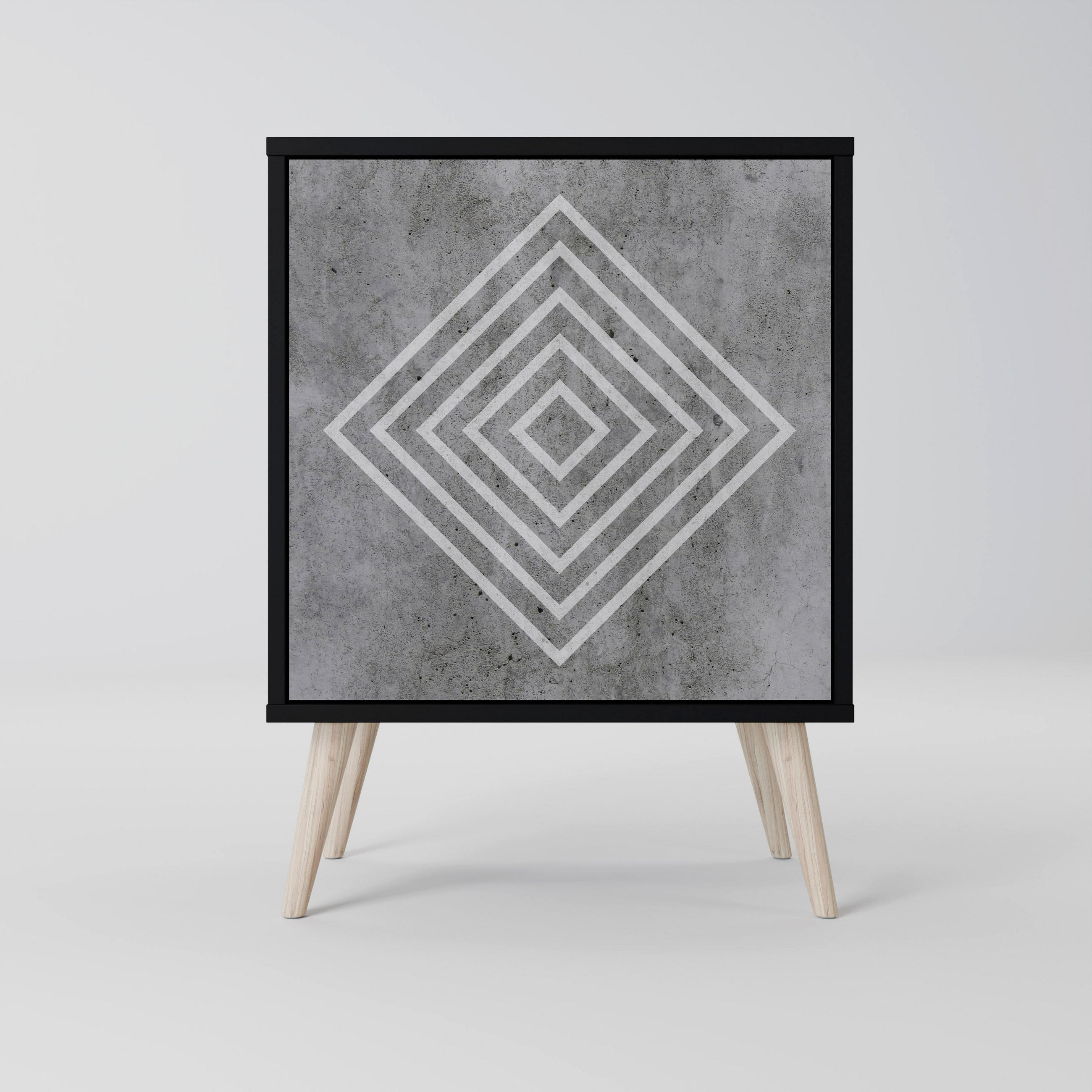 SpaceRebels Sideboard Schwarz 57.5x77.5x42 cm