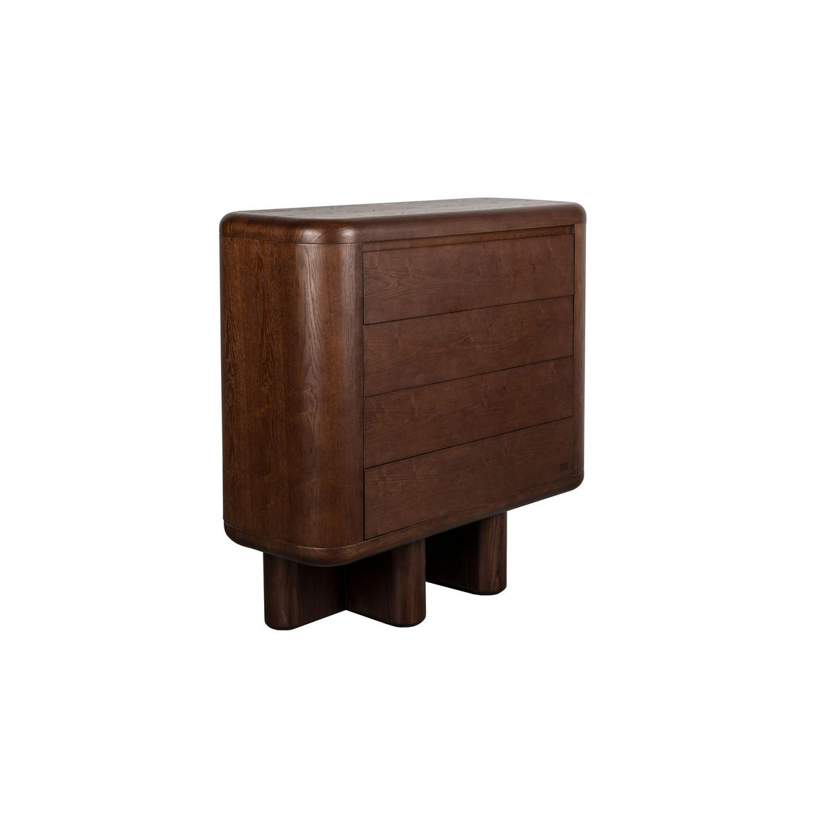KOMMODE Herman Walnussfarbe - Braun, Holzwerkstoff (100/98/40cm) - Dutchbone