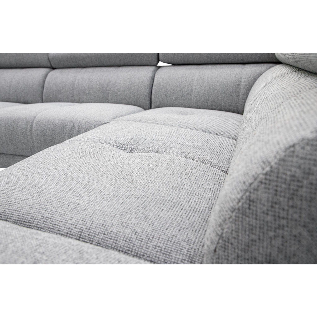 Thumbnail - Courtois Laville Ecksofa, Silber, Textil, L-Form, Ottomane rechts,L-Form, 290x228 cm, Wohnzimmer, Sofas & Couches, Wohnl...