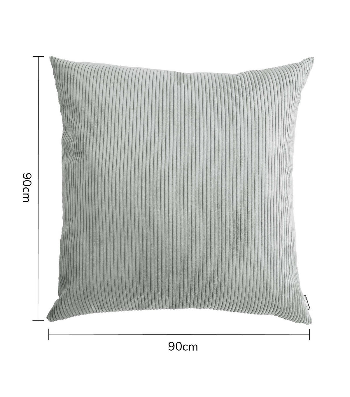 SOFAKISSEN Das Anschmiegsame - Grau, Textil (90/10cm) - Mokebo