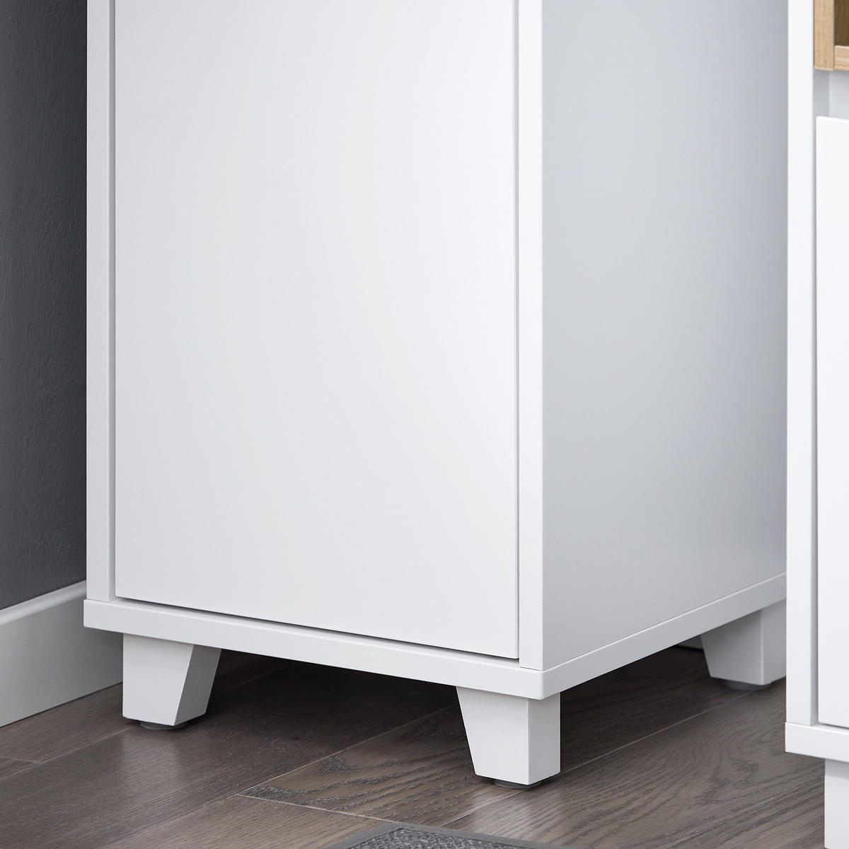 HOCHSCHRANK Weiß - Weiß, Holzwerkstoff (30/170/30cm) - SoBuy