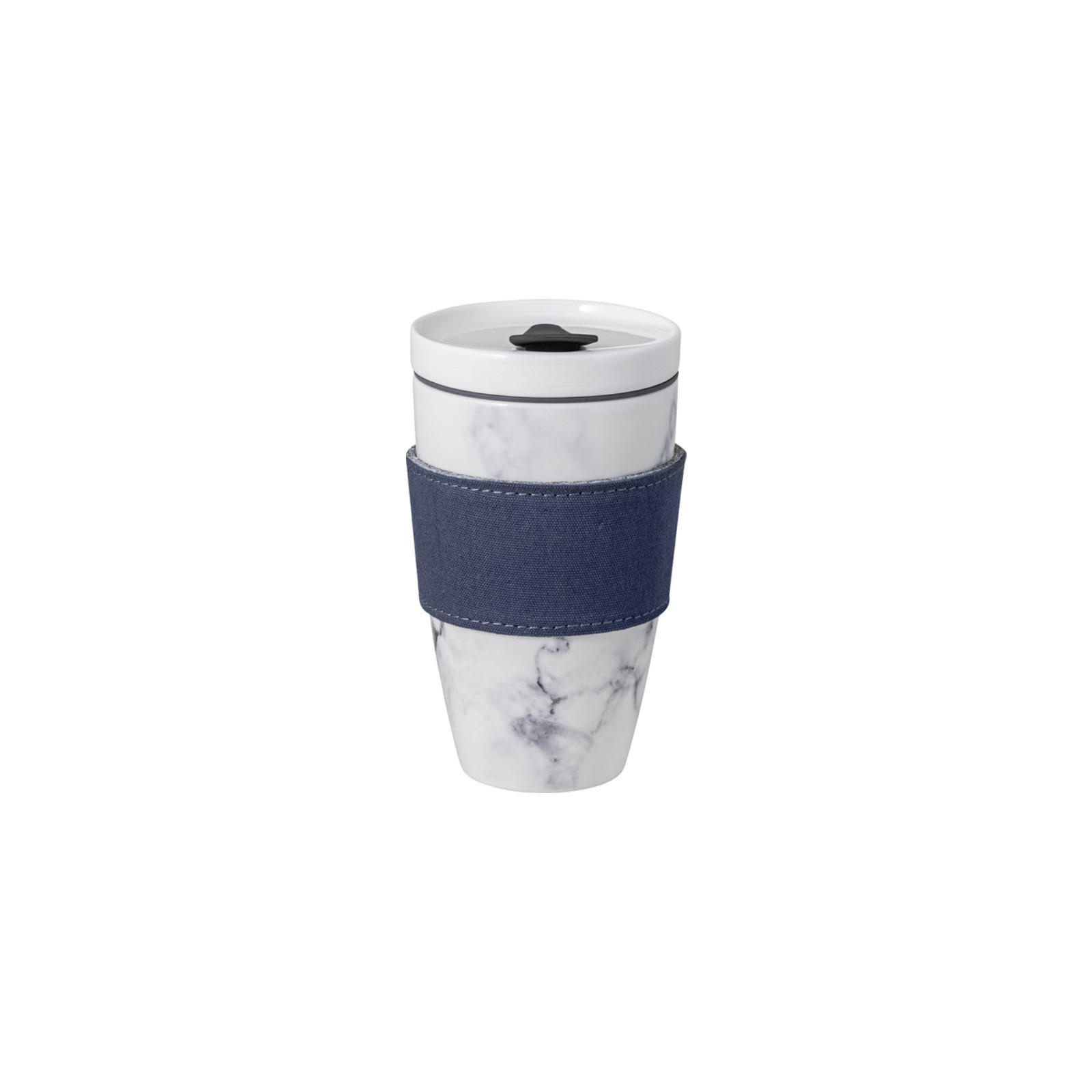 KAFFEEBECHER M Coffee To Go Marmory 350 ml - Weiß/Grau, Keramik (0.35L) - like.Villeroy & Boch