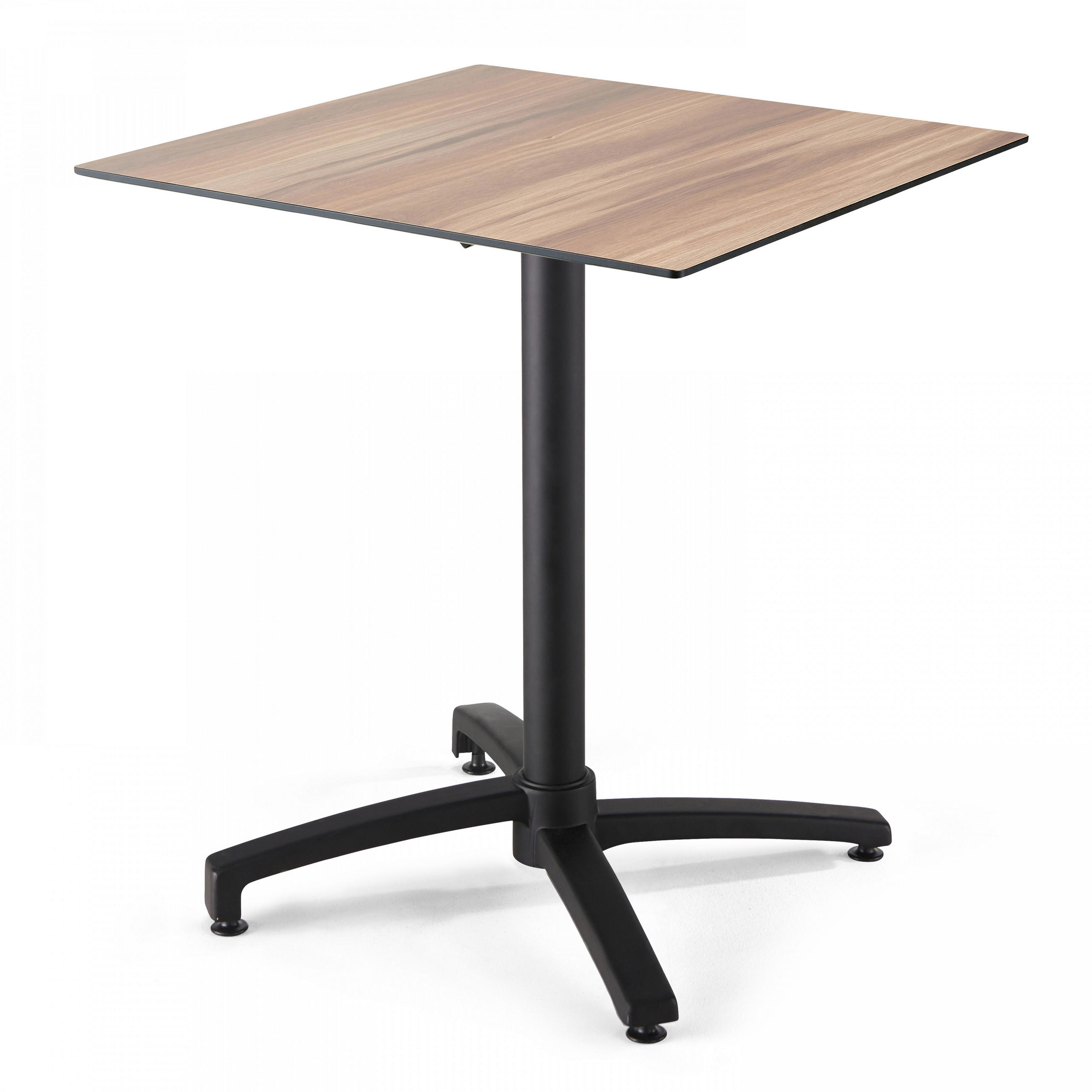 TERRASSENTISCH, Dunkeleiche - Braun, Holzwerkstoff (70/70/72cm) - Oviala