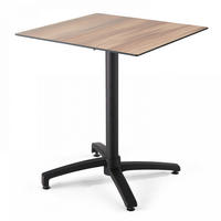 TERRASSENTISCH, Dunkeleiche - Braun, Holzwerkstoff (70/70/72cm) - Oviala