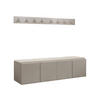 GARDEROBEN-SET Orion VII - Kaschmir/Beige, Holzwerkstoff/Kunststoff (168/42/46cm) - MIRJAN24