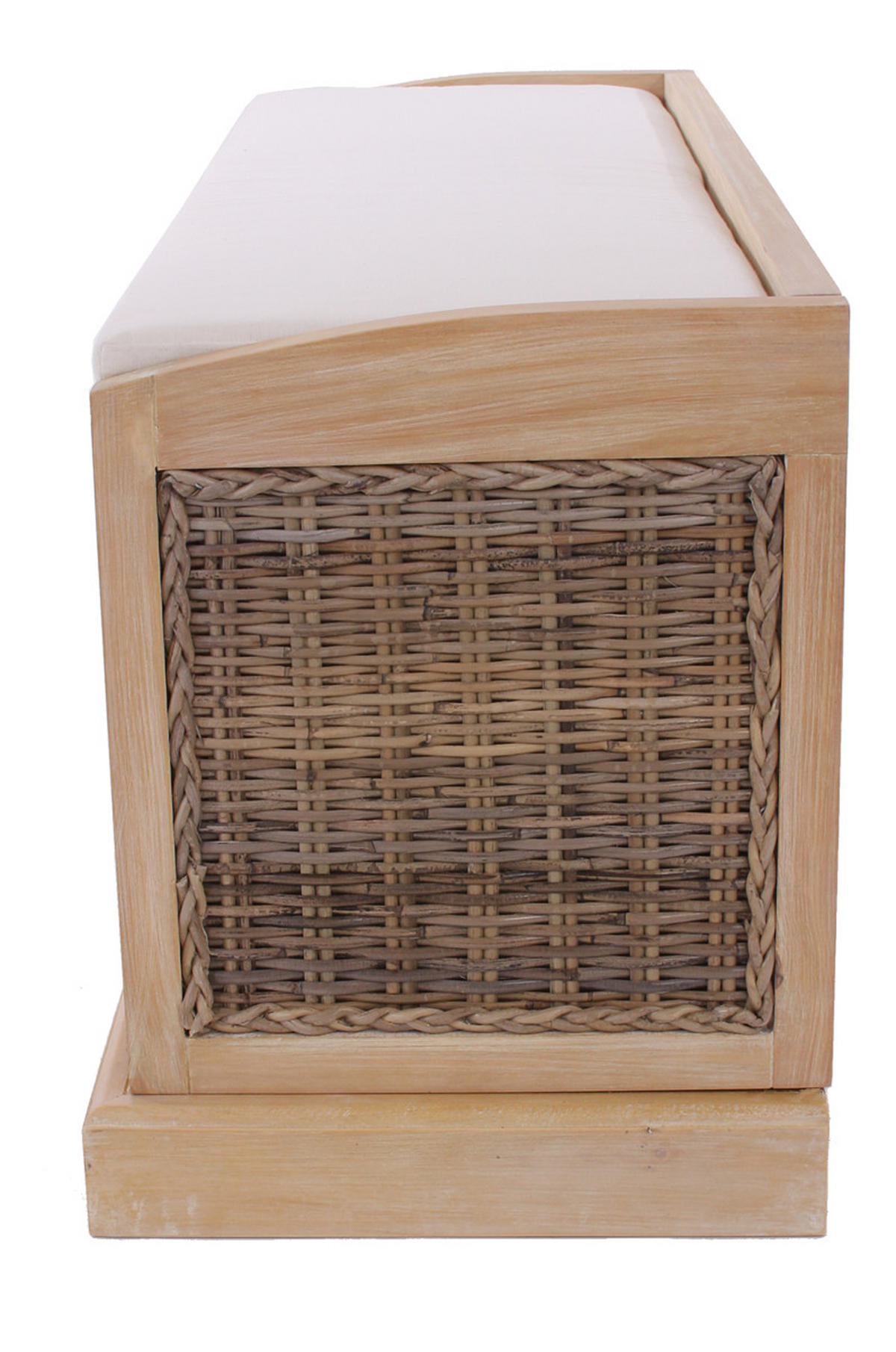 SITZBANK Beige - Beige, Holz (112/46/37cm) - MCW