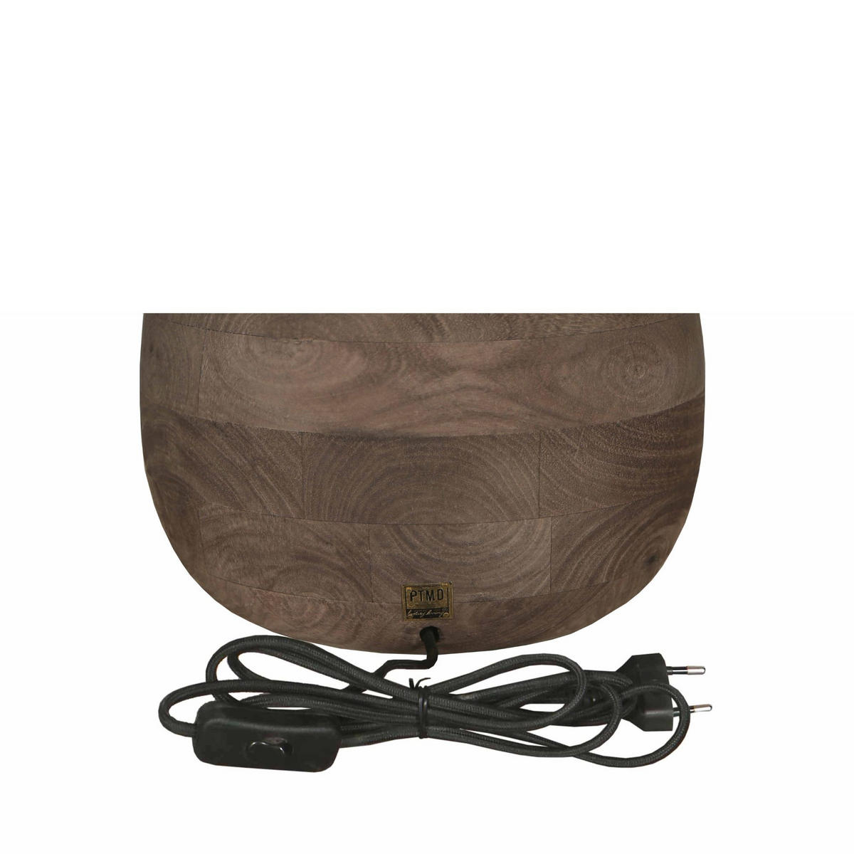 TISCHLAMPE Peake Braun 38/38/64cm - Braun, Holz (38/38/64cm) - PTMD Collection