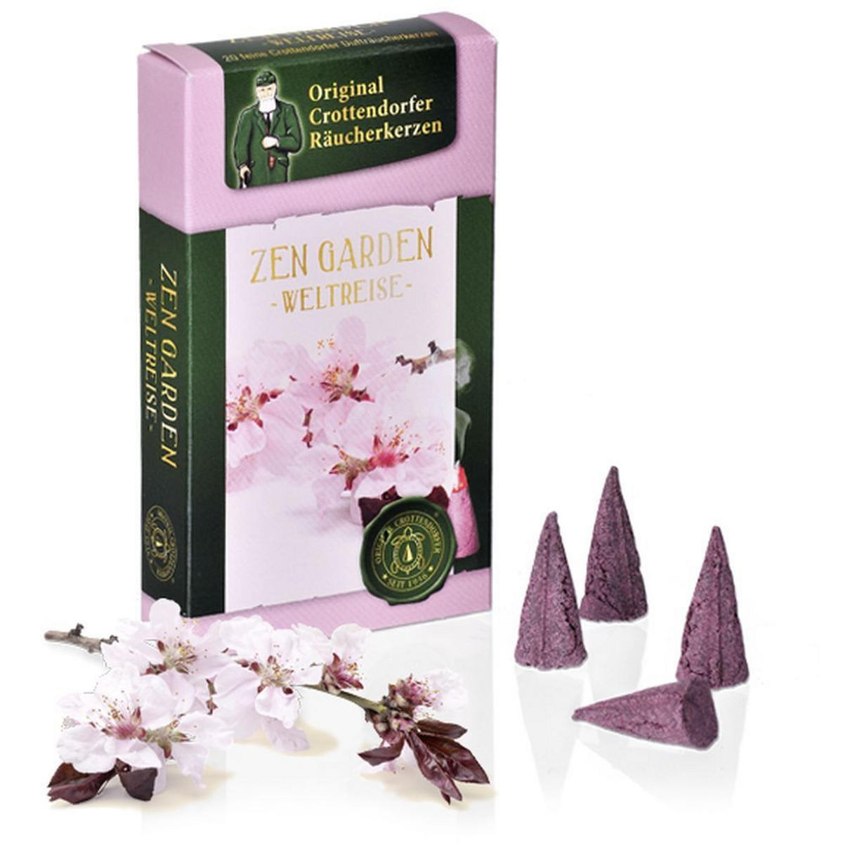 RÄUCHERKERZEN Weltreise Zen Garden 20er Packung - Multicolor, Holz (0.1/1/0.1cm) - Crottendorfer