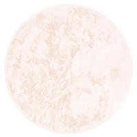 FELLTEPPICH LUXUS SUPER SOFT PLUSH RUND - Creme, Textil (80/80cm) - Pergamon