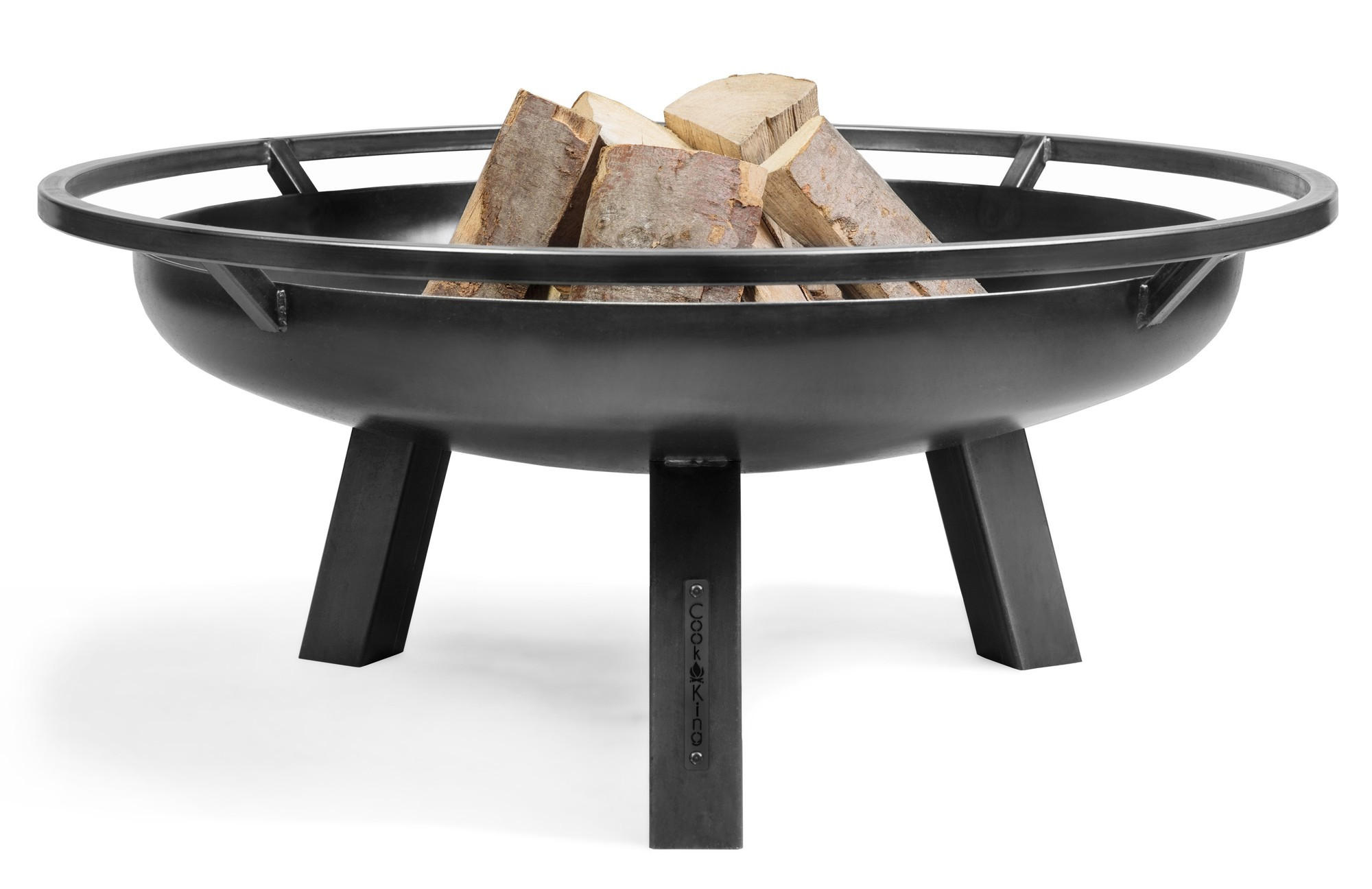 FEUERSCHALE „PORTO“ 80 cm aus Hochwertigem Stahl - Rostfarben, Metall (80/80cm) - Cook King
